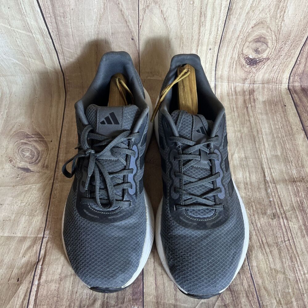 Adidas Run Falcon 3.0 Mens Size 13 Shoes Gray Black Running Sneakers New - Picture 2 of 9